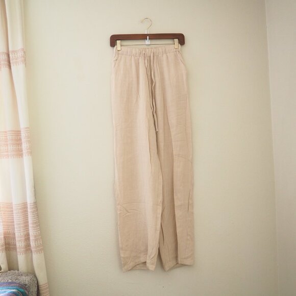 ! White Fox Linen Pants sz xs - Picture 3 of 7